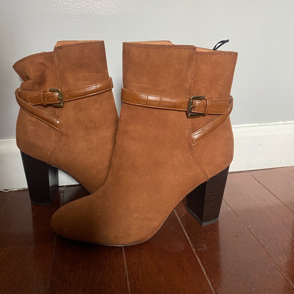 Brown H&M booties